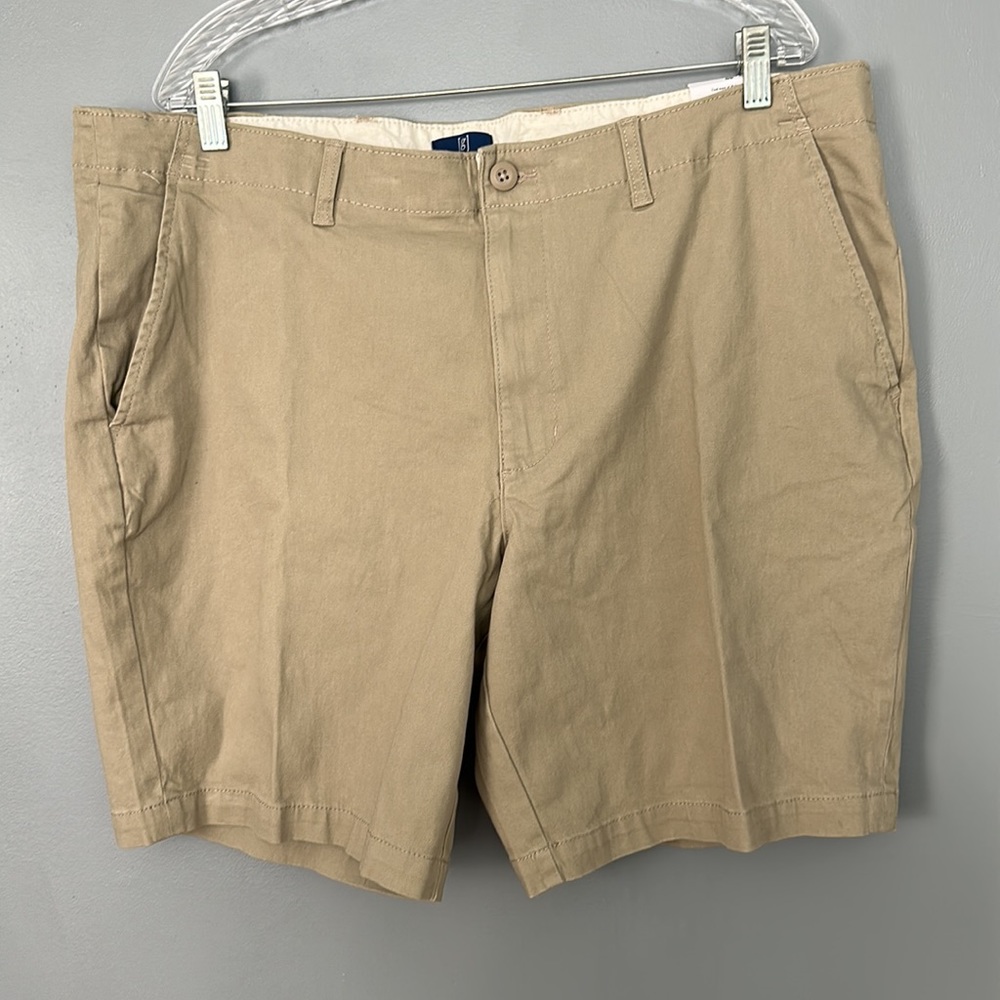 George Men's Flat Front Shorts 9” Size 40 - Picture 7 of 9